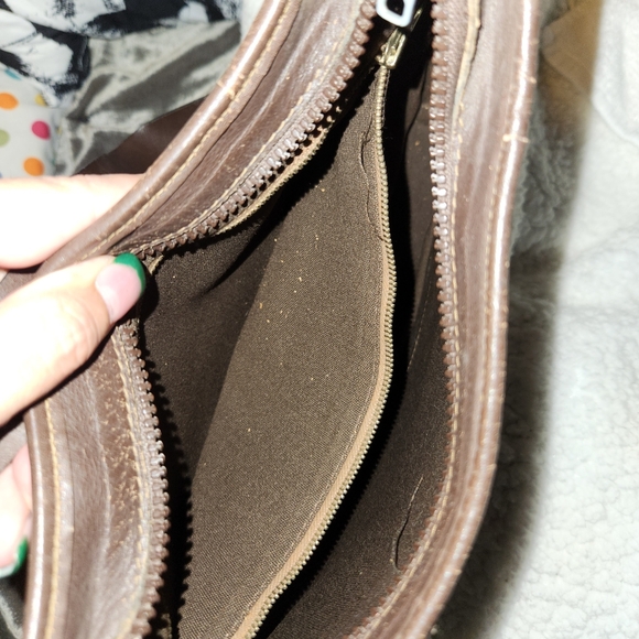 Celine Chocolate Brown Denim Canvas Hobo